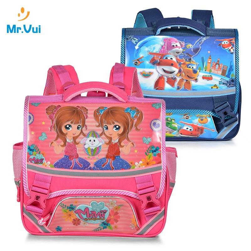 Mr Vui CCG391 cặp chống gù học sinh siêu nhẹ dành cho bé trai và bé gái (cap hoc sinh di hoc cap 1)