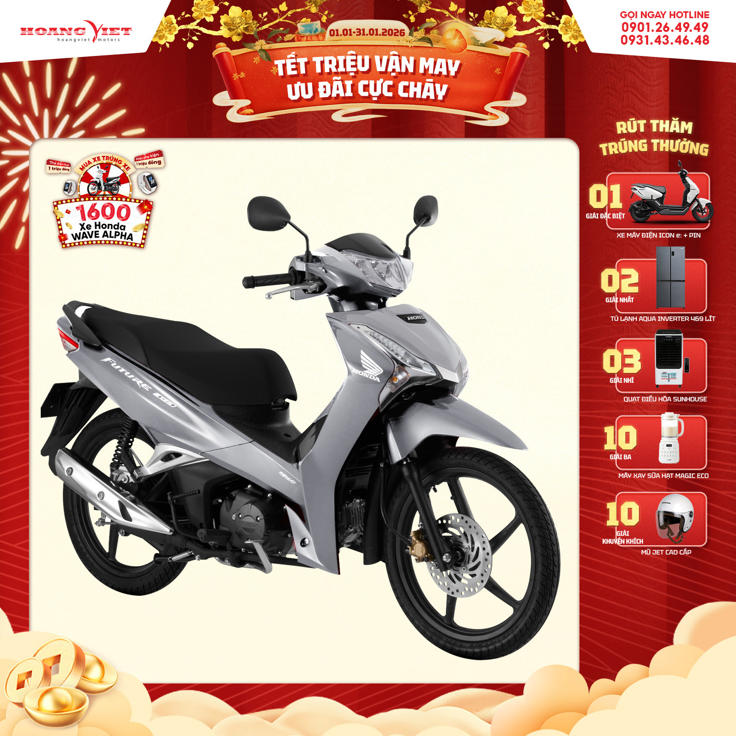 Xe Máy Honda FUTURE 125 FI 2026 - Phiên Bản Đặc Biệt
