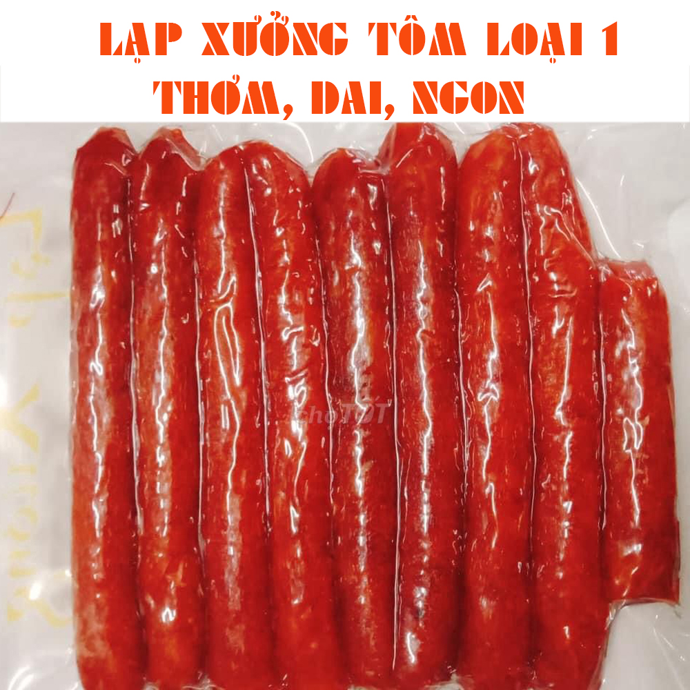 Lạp xưởng coopmart, giá lạp xưởng tươi 2020 - lạp xưởng tôm loại 1 , thơm, dai, ngon - 80% tôm, cam kết atvs thực phẩm - 1kg, 500gr, 200gr, 100gr