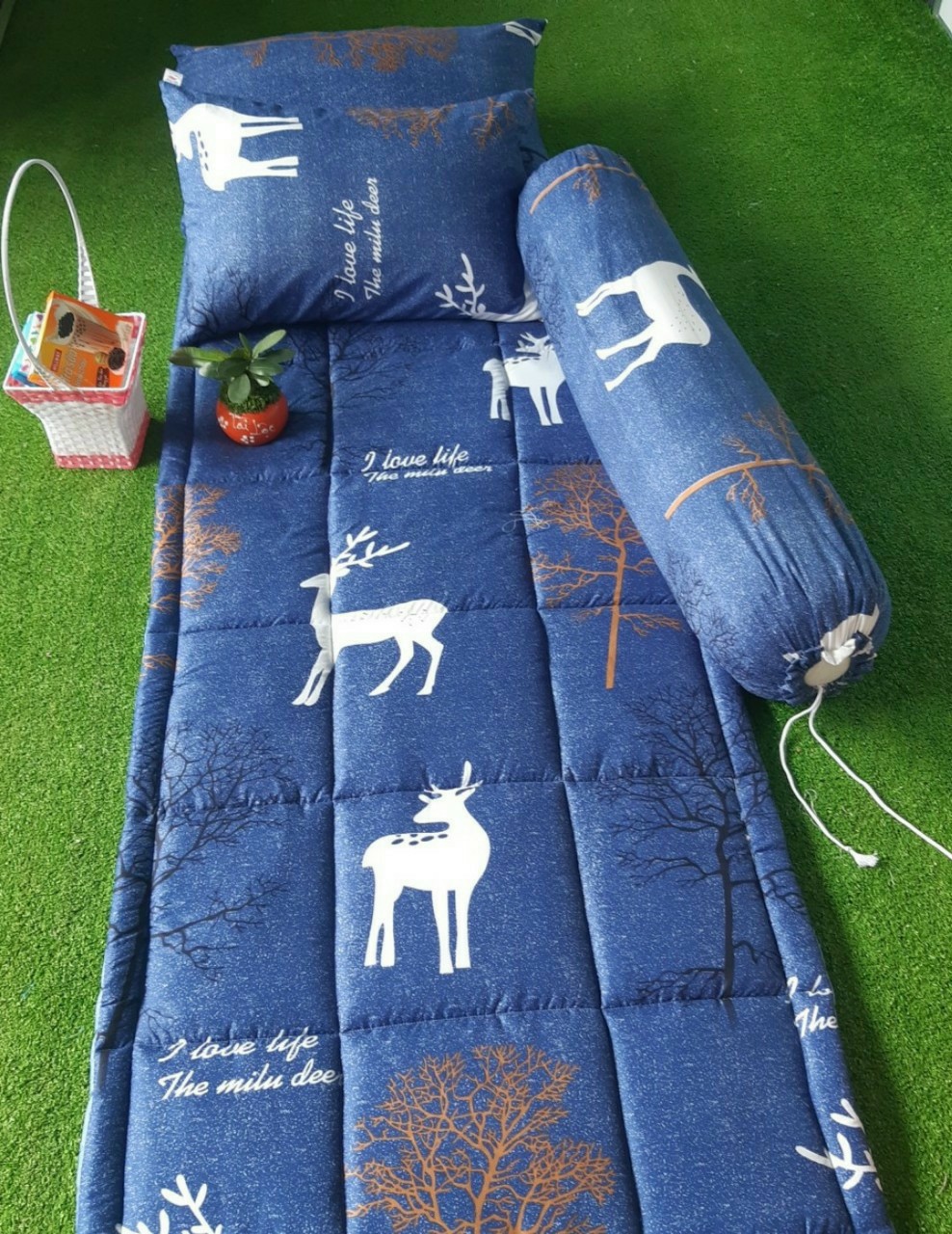 Nệm ngủ trưa văn phòng 80x190cm Ánh Sao, gấp gọn thông minh - tặng kèm túi đựng chống thấm nước