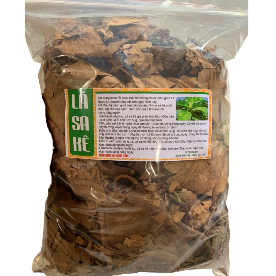 1kg lá sa kê khô tự nhiên, lá sake sạch, nguyên chất 100%