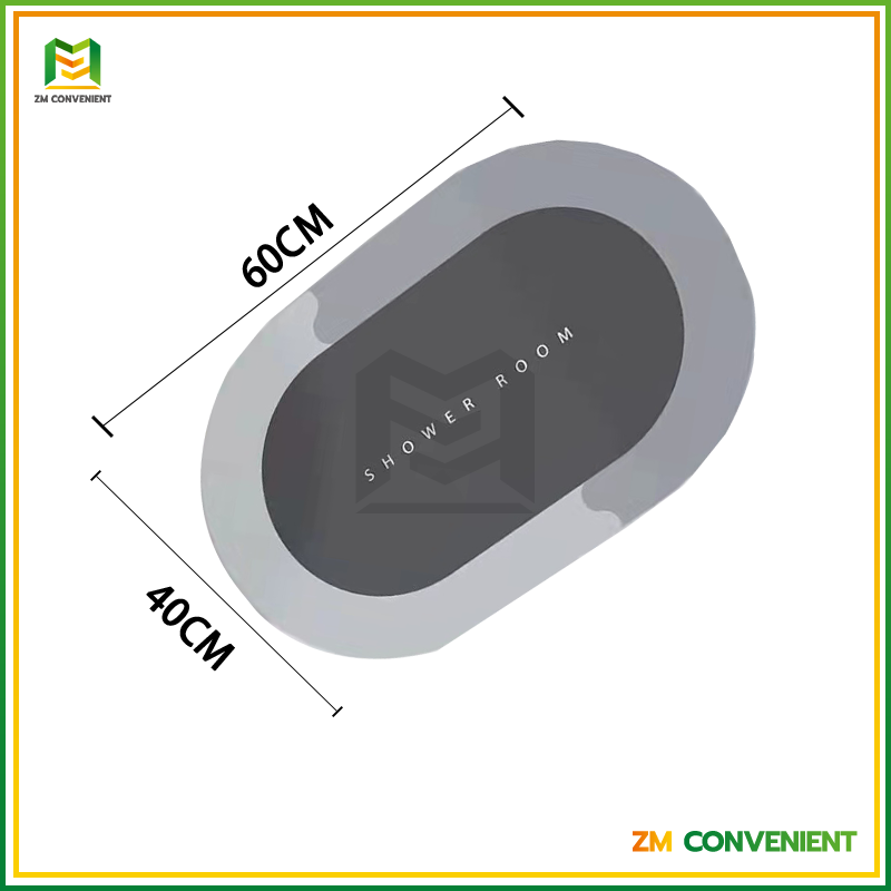 Thảm lót cửa chùi chân chống trượt,Thảm lau chân cao cấp silicon siêu thấm nước,hút nước hiệu quả tiện dụng