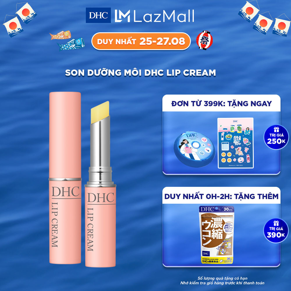 Son dưỡng môi DHC Lip Cream dưỡng ẩm, làm mềm môi 1,5g