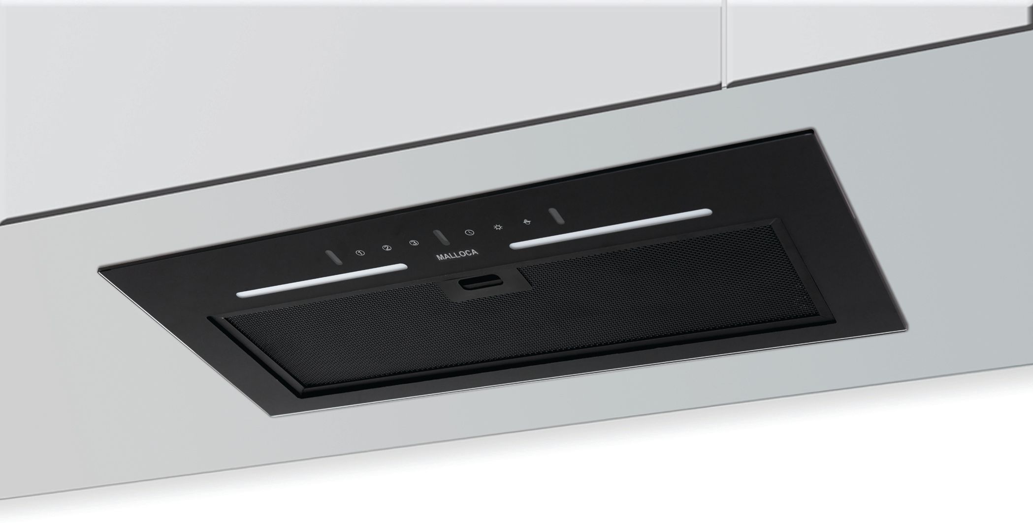 Máy hút khói khử mùi âm tủ hoàn toàn Malloca MH 700GT - Công suất hút 850m3/h - Hàng Chính Hãng