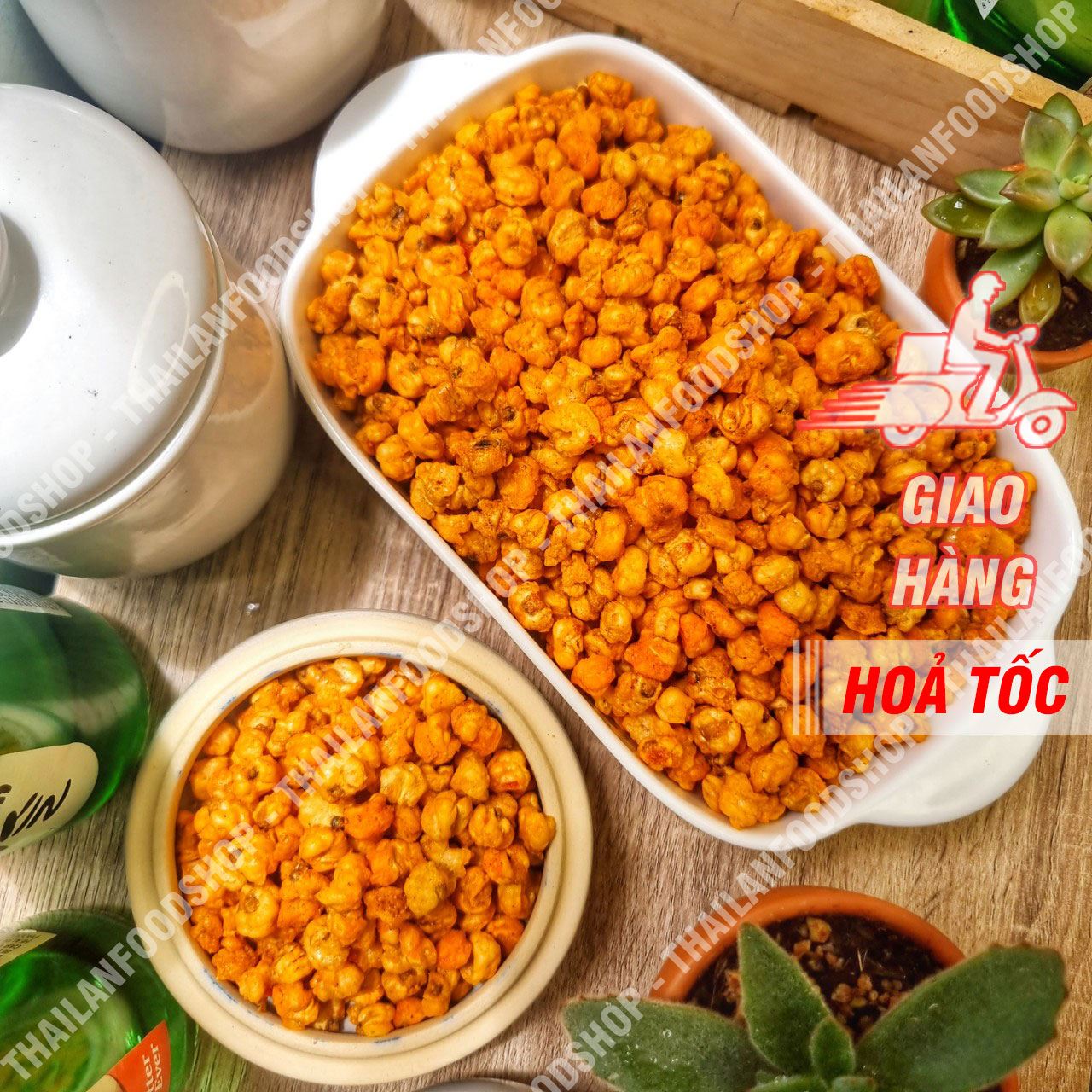Bắp lắc bột phô mai malaysia - lon 300gr