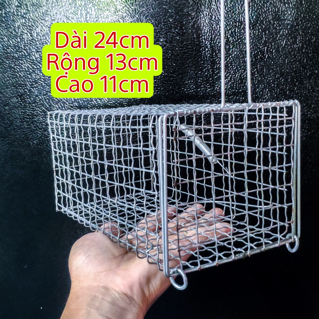 Combo 2 bẫy chuột cống nhum loại 24x13x11 có khoen chống sẩy