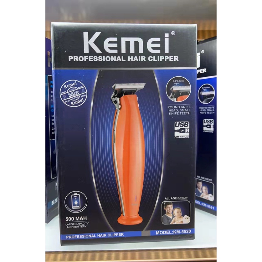 Tông đơ cắt tóc sạc pin Kemei KM-5520