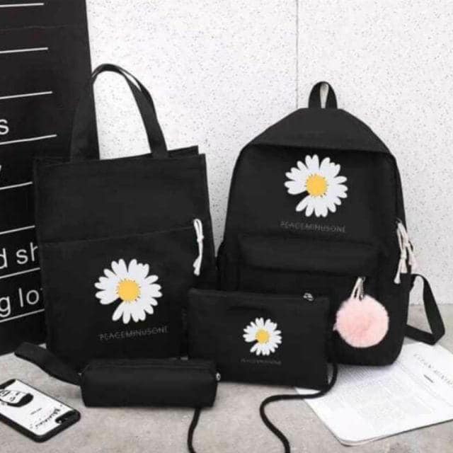 [HCM]Combo 4 món balo kèm túi ví thời trang cao cấp thiết kế tỉ mĩ hợp thời trang