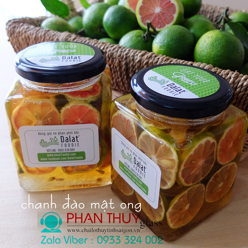 Hũ vuông thủy tinh 500ml | 750ml
