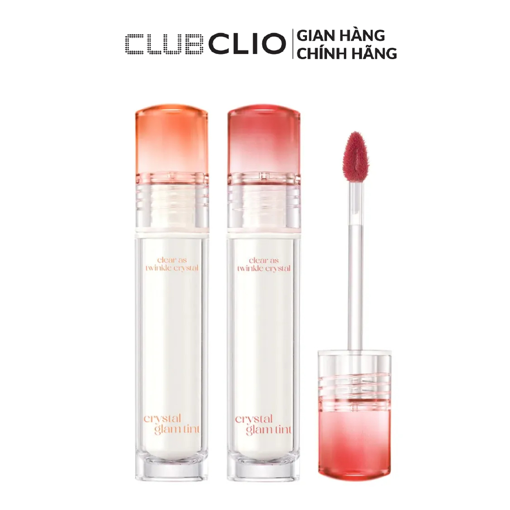 (Quà tặng không bán) Son Tint Bóng Clio Crystal Glam Tint 3.4g