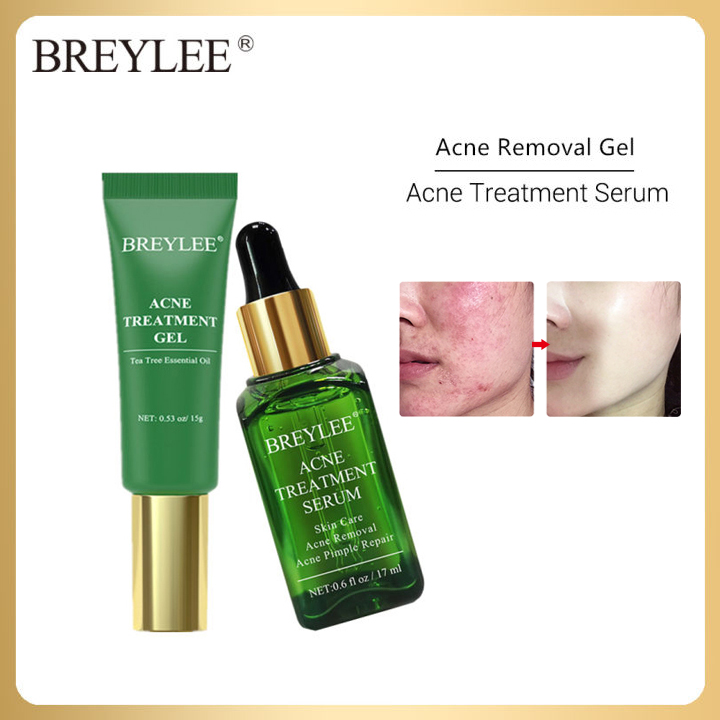BREYLEE Serum tinh chất trà xanh giúp xóa sẹo mụn kiểm soát nhờn giúp làm giảm mụn [Mua 1 tặng 1] - INTL
