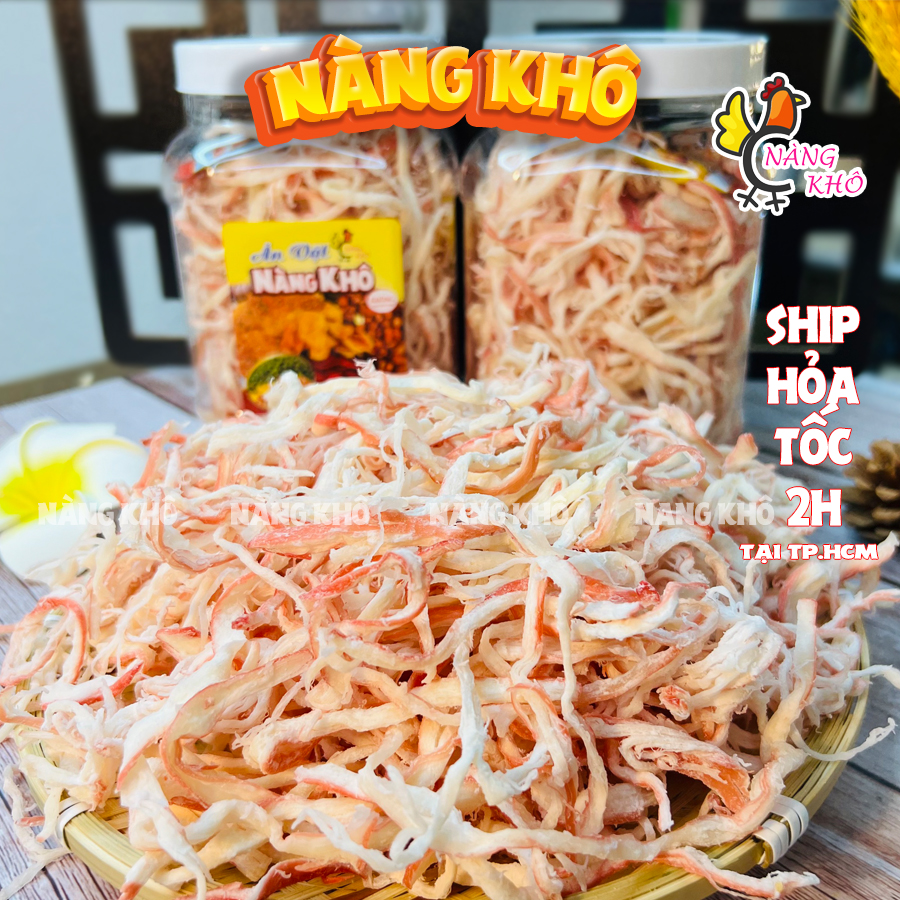 1kg khô mực hấp nước dừa xé | mực thật 100% - nàng khô