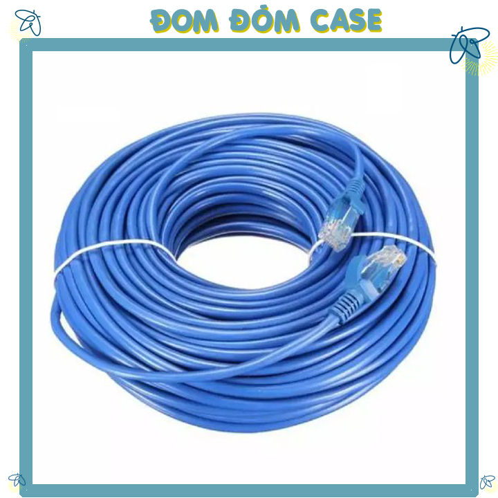 Cáp mạng internet/mạng lan cat 5e 5m, 10m, 15m, 20m, 25m, 30m, 2 đầu bấm sẵn ,dây mạng lan 30 mét đúc sẵn 2 đầu hạt mạng