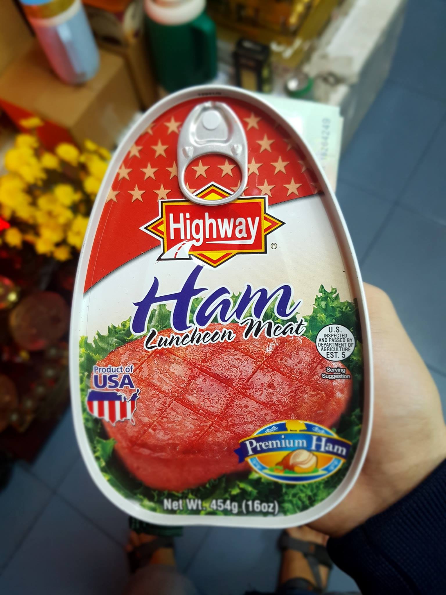 [CHUẨN MỸ] THỊT NGUỘI HAM LUNCHEON MEAT HIGHTWAY 454GR