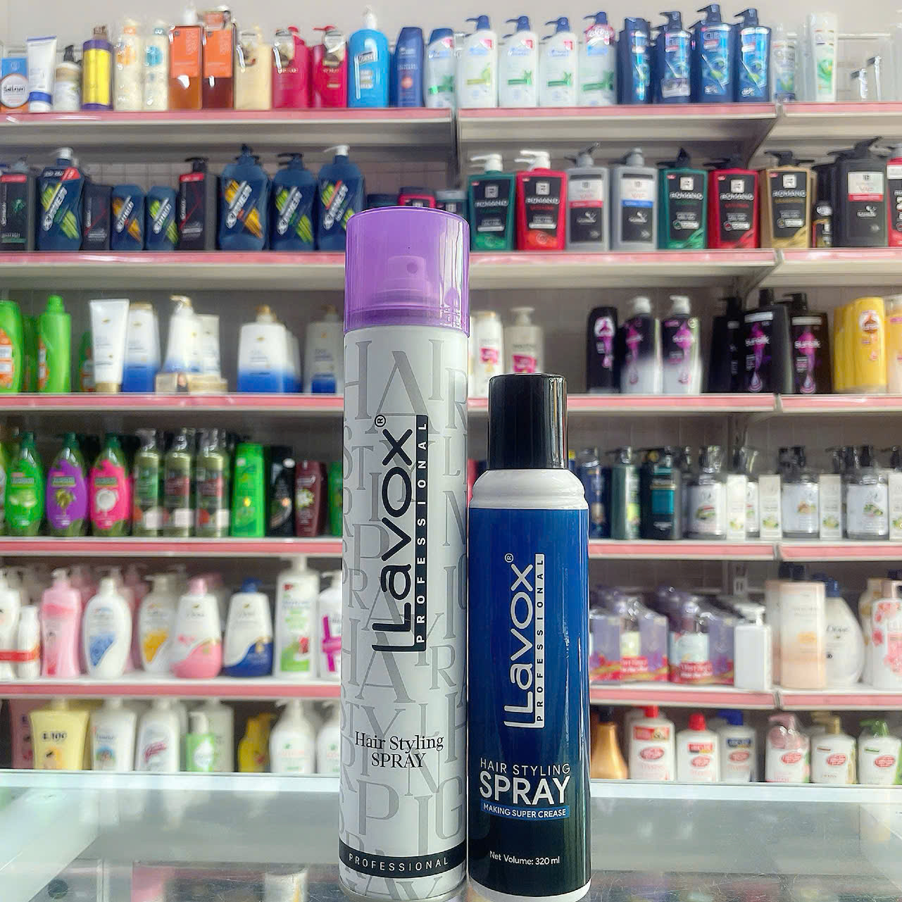  Keo Xịt Giữ Nếp Tóc LAVOX Cứng Hoặc Mềm 420ml 