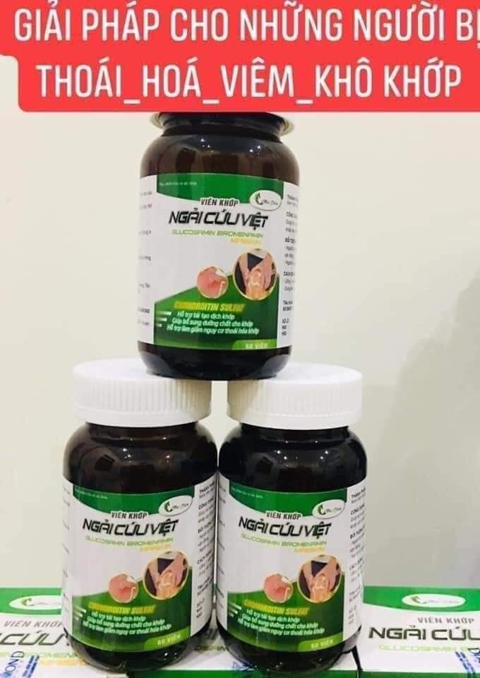 [HCM]Viên TPCN ngải cứu việt - Bổ sung dưỡng chấttái tạo sụn khớp dành cho người đau nhức thoái hóa viêm khớp