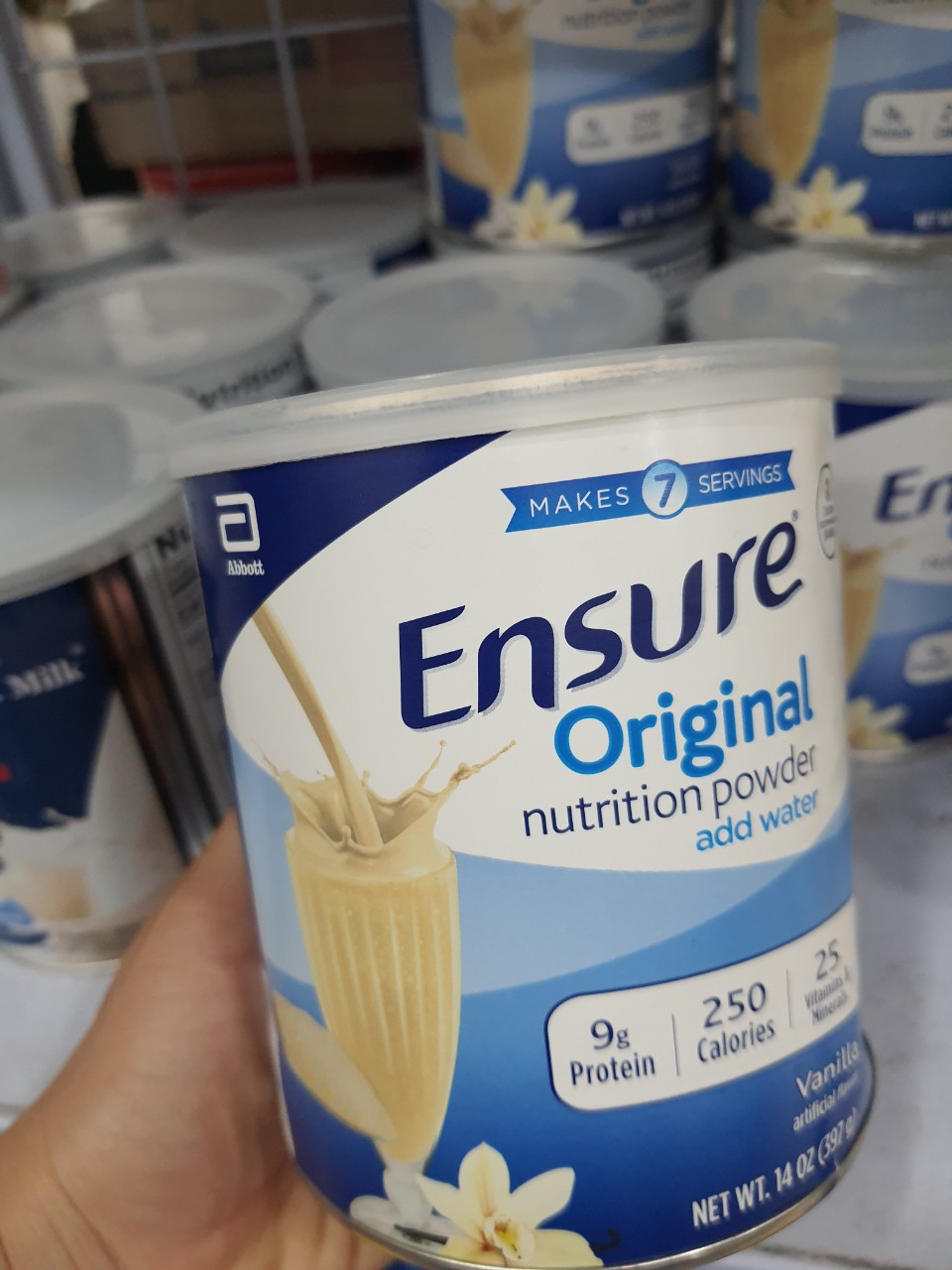 Sữa bột Ensure Original Nutrition Powder hộp 397gr - Mỹ