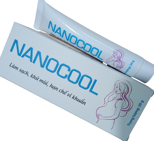 Kem NANOCOOL - tuýp 20g- Làm sạch vùng kín , khử mùi hôi , dưỡng ẩm , hạn chế sự phát triển của vi k
