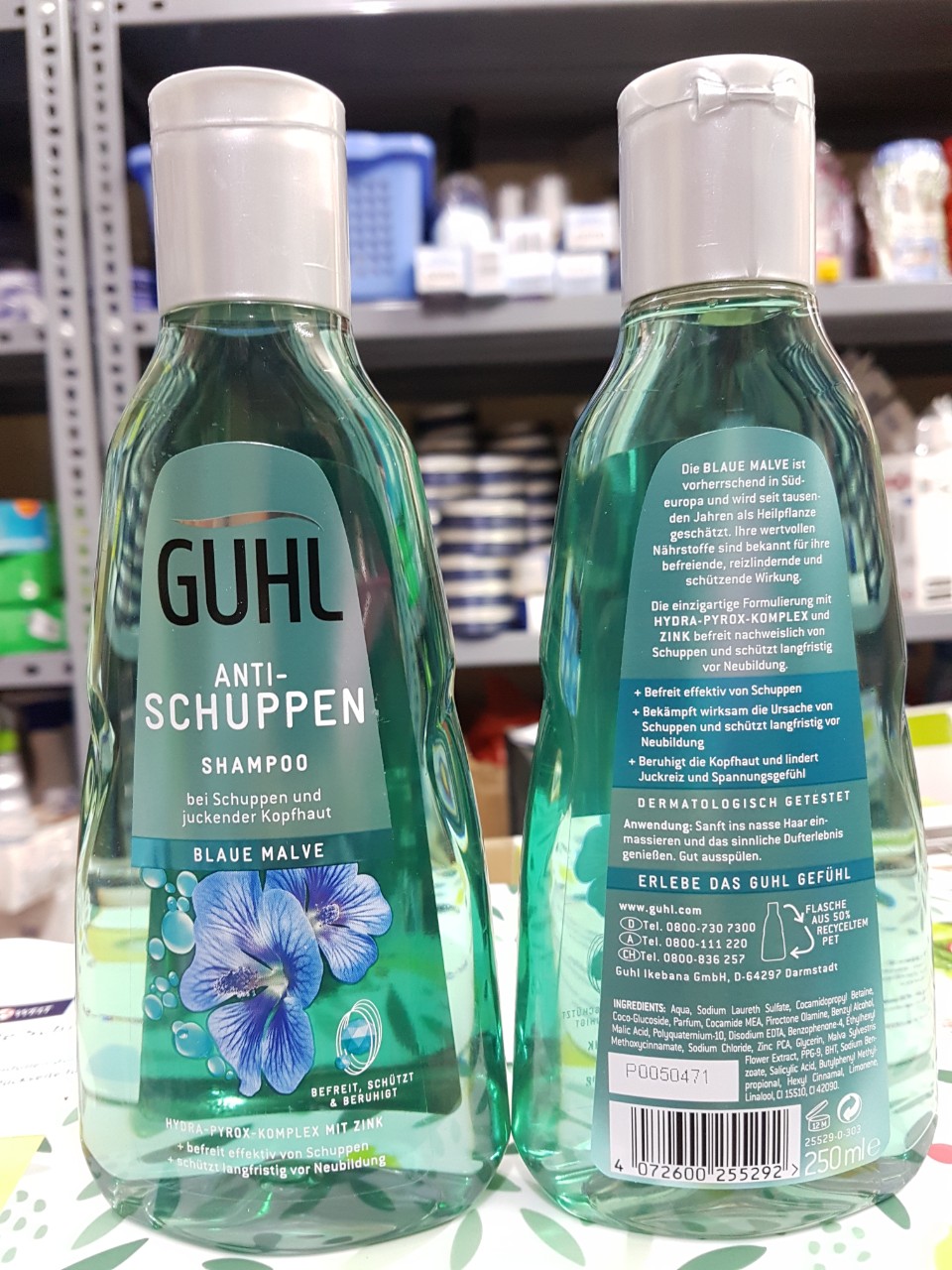 Dầu gội giảm gầu guhl anti schuppen 250ml của đức