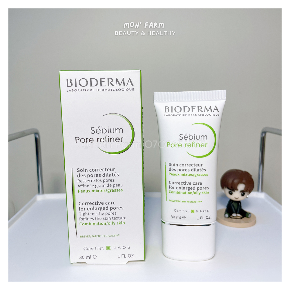 Kem Dưỡng Kiềm Dầu Se Nhỏ Lỗ Chân Lông Cho Da Dầu Và Da Hỗn Hợp Bioderma Pore Refiner 30ml