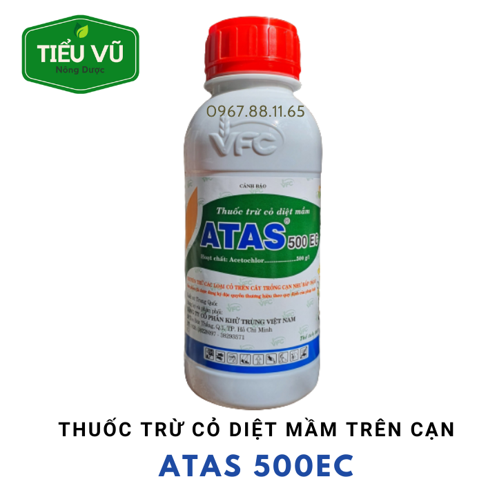 Thuốc trừ cỏ Diệt Mầm trên Bắp, Đậu Phộng ATAS 500EC 450ml