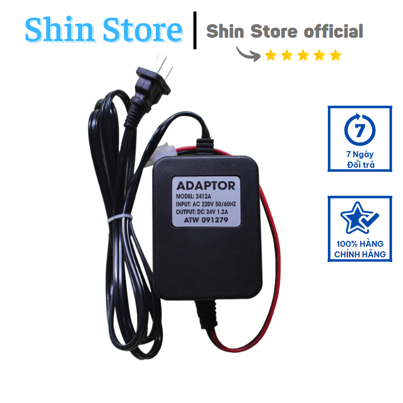 Power Source Adapter 24V-1.2A (Mist Sprayer Power Source) -Shinstore Giá 150,000 Đồng*Miễn phí vận chuyển