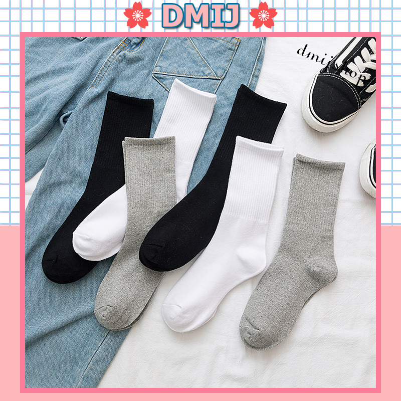 Vớ nam nữ cổ cao màu đơn giản