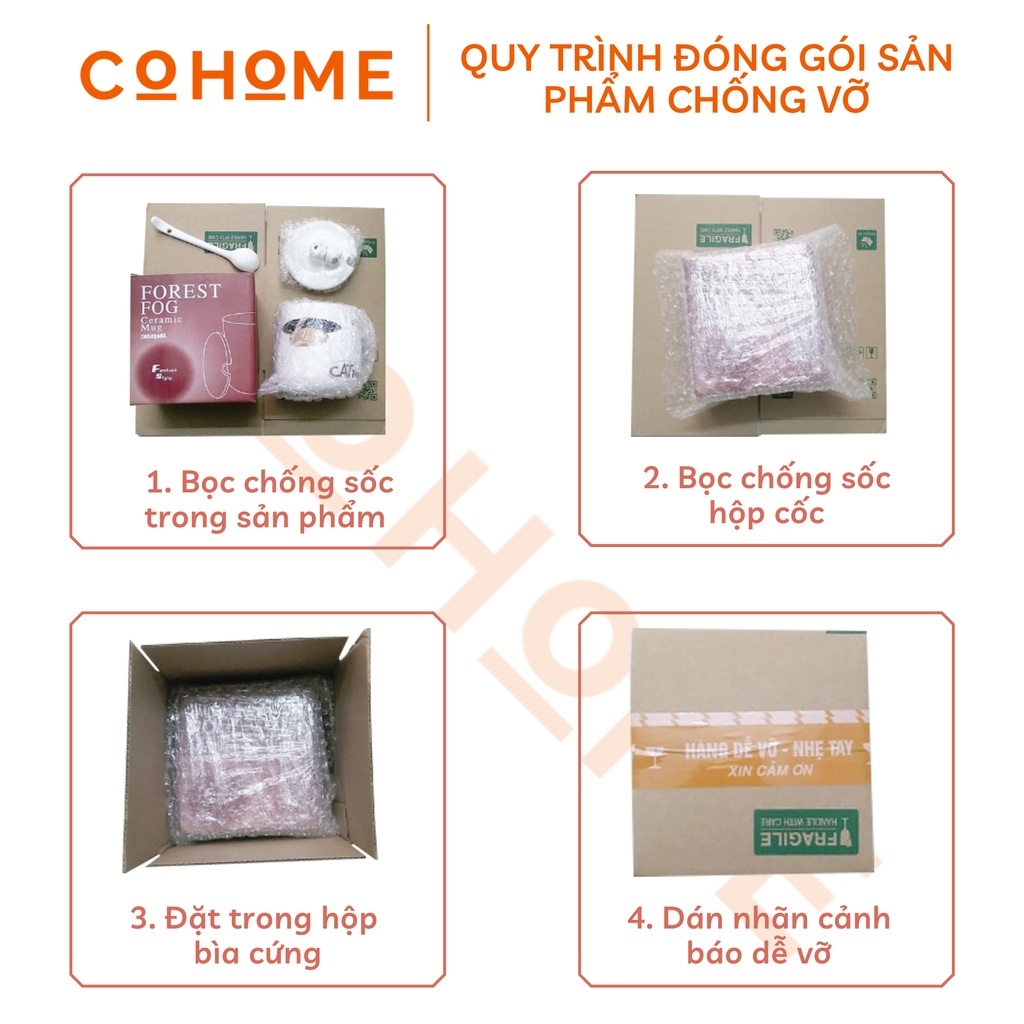 Cốc cà phê cốc uống trắng đen 500ml chất liệu gốm sứ cao cấp có nắp đậy và thìa pha cà phê pha trà