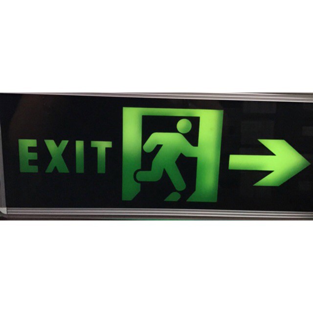 Hot-đèn báo exit