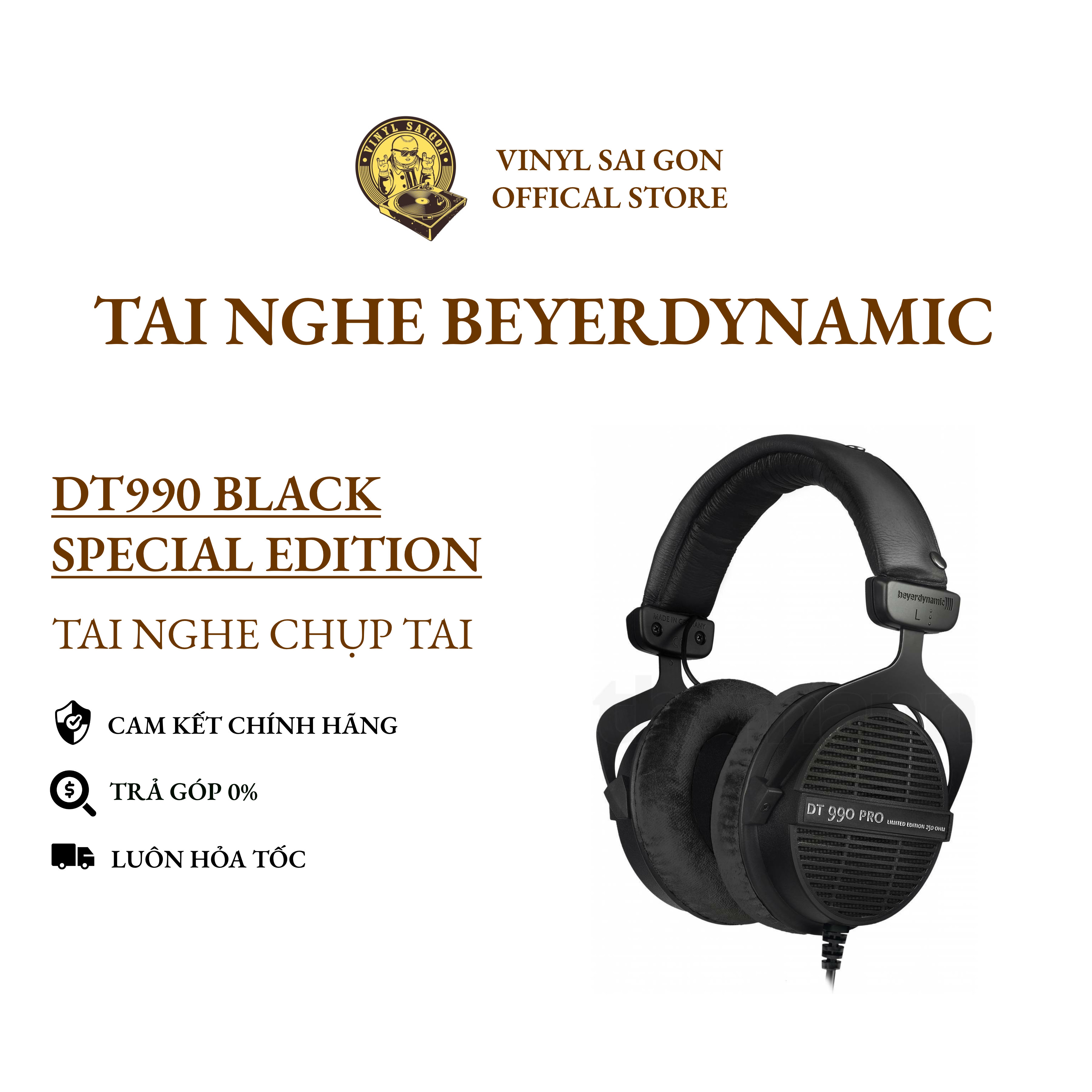 Tai Nghe Beyerdynamic DT 990 Pro Black Limited Edition