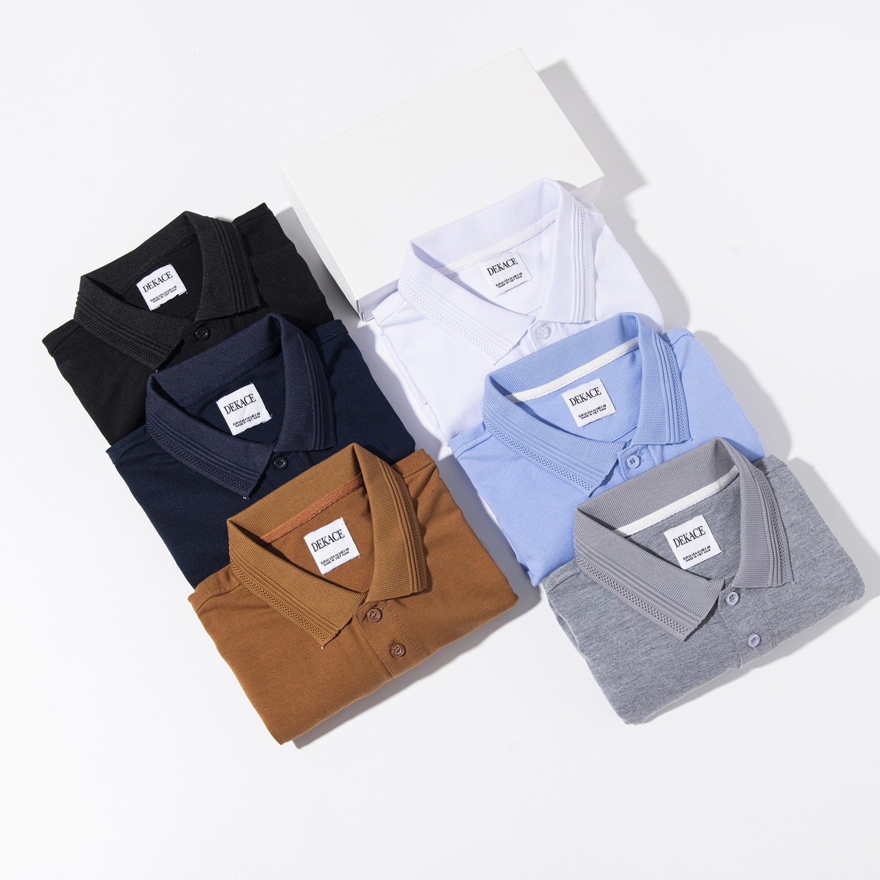 Áo thun polo nam cổ bẻ áo polo nam màu xám vải cá sấu cotton poly apl2
