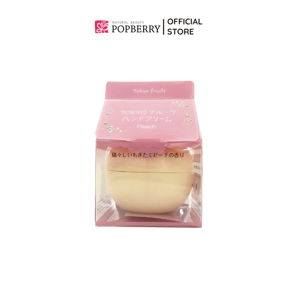 Kem dưỡng da tay Nhật Bản - Tokyo Fruits Handcream Peach - Vị Đào