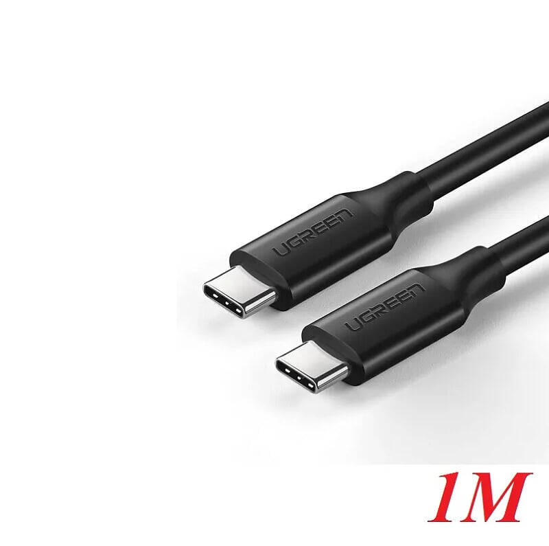 Ugreen 50232 1m 3.1 gen 2 cáp usb 2 đầu type c 5a hợp kim mạ nickel 50232