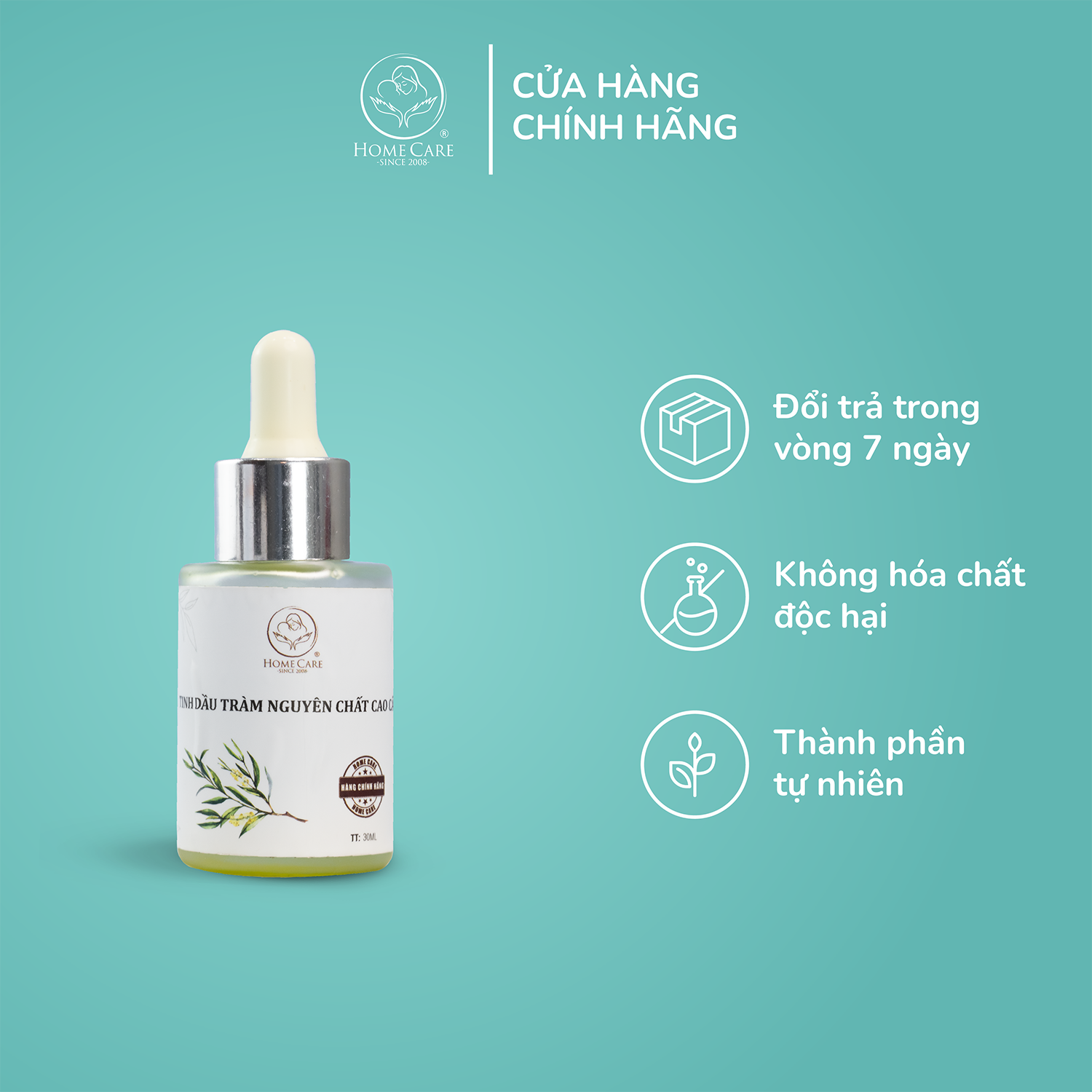 Homecare _ tinh dầu tràm nguyên chất 30ml
