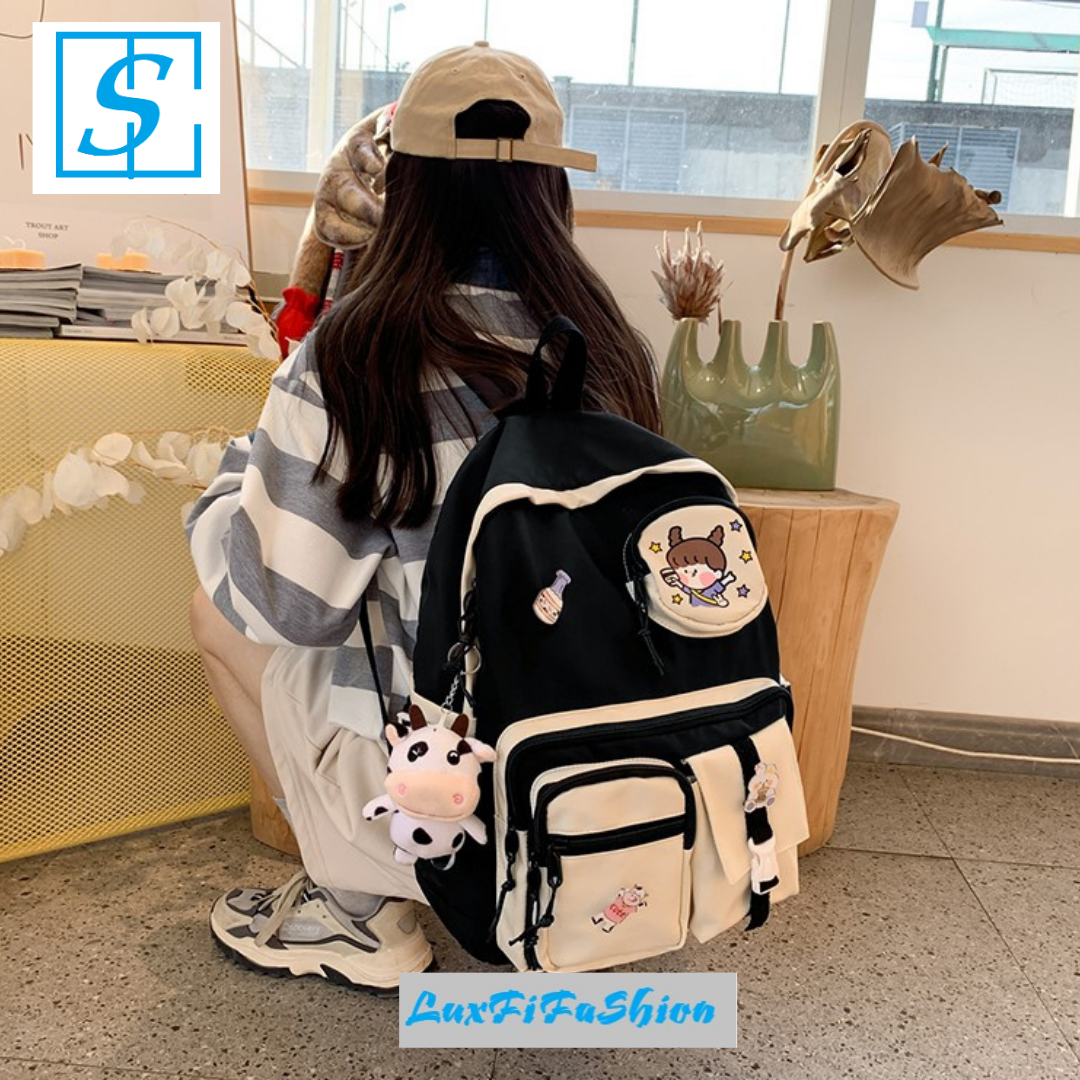 Cặp học sinh version hàn quốc ulzzang dành cho học sinh tiểu học trung học mã: fs831
