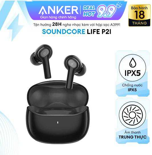 Tai nghe Bluetooth True Wireless Anker Soundcore Life P2I A3991
