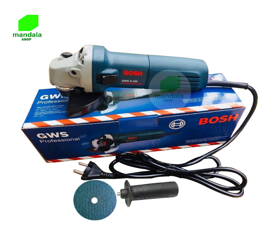 Máy mài, máy cắt cầm tay GWS6 -100 (Tặng kèm 1 lưỡi cắt sắt)