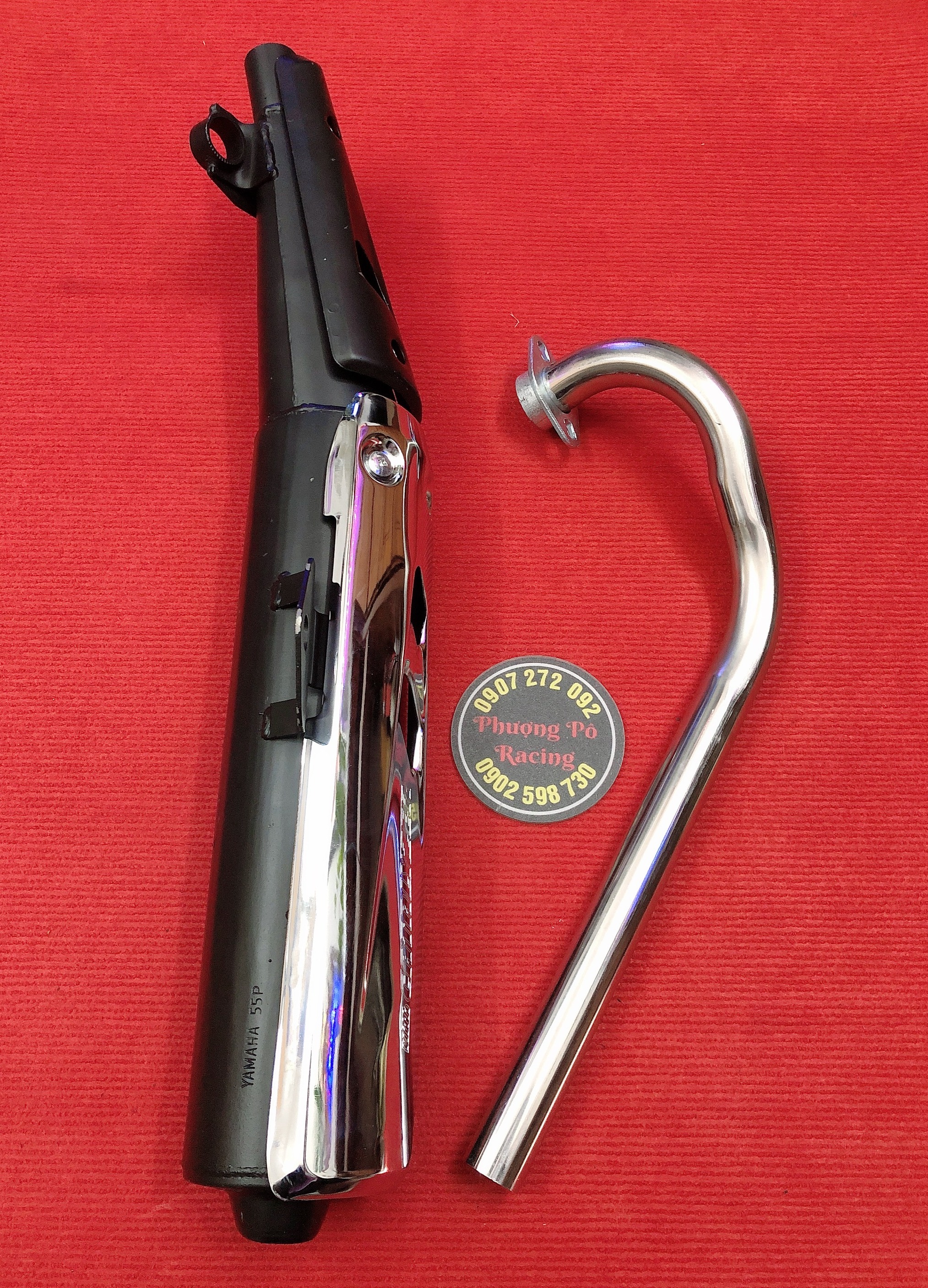 [HCM] Pô exciter 2010 pát zin móc ấm kèm Cổ ( có pô êm như zin )