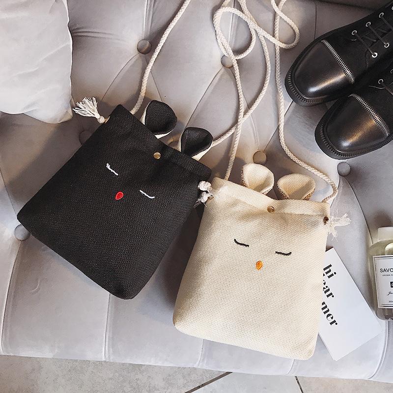 Túi Tote Tai Thỏ ulzzang Nhỏ Xinh