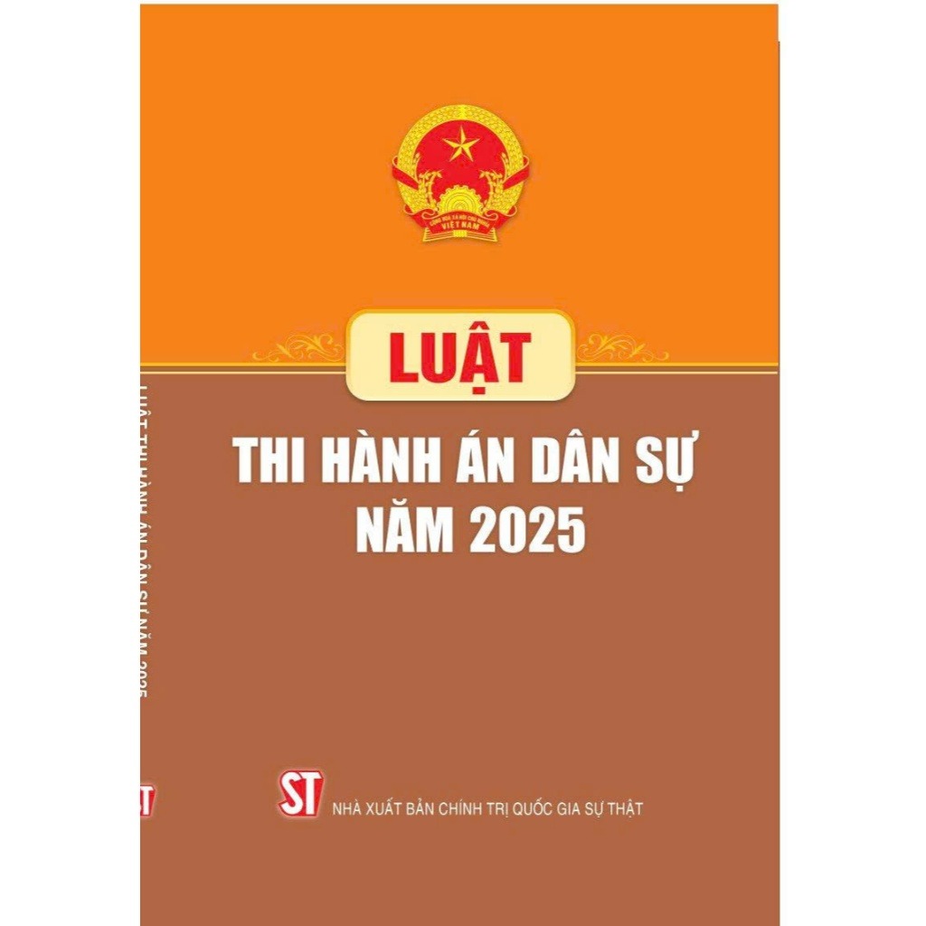 Sách - Luật thi hành án dân sự năm 2025