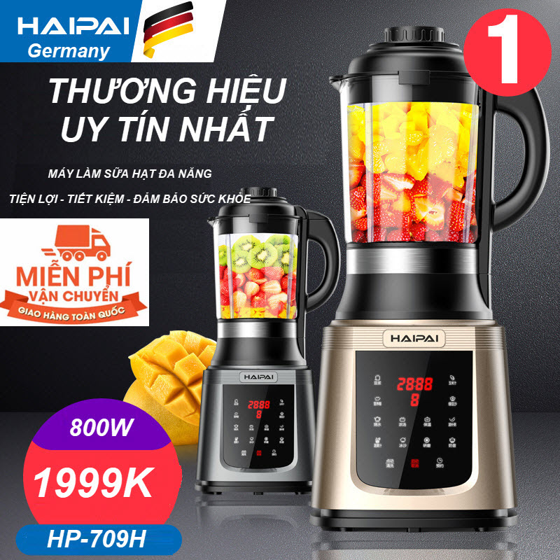 Miên Phi Vận Chuyển - Haipai 788K/HP308H/HP709H Máy Làm Sữa Hạt Haipai HP-709H, Máy Xay Sinh Tố Xay Nấu Đa Năng Haipai HP-709H - Máy xay nấu thực phẩm đa năng Haipai HP-709H