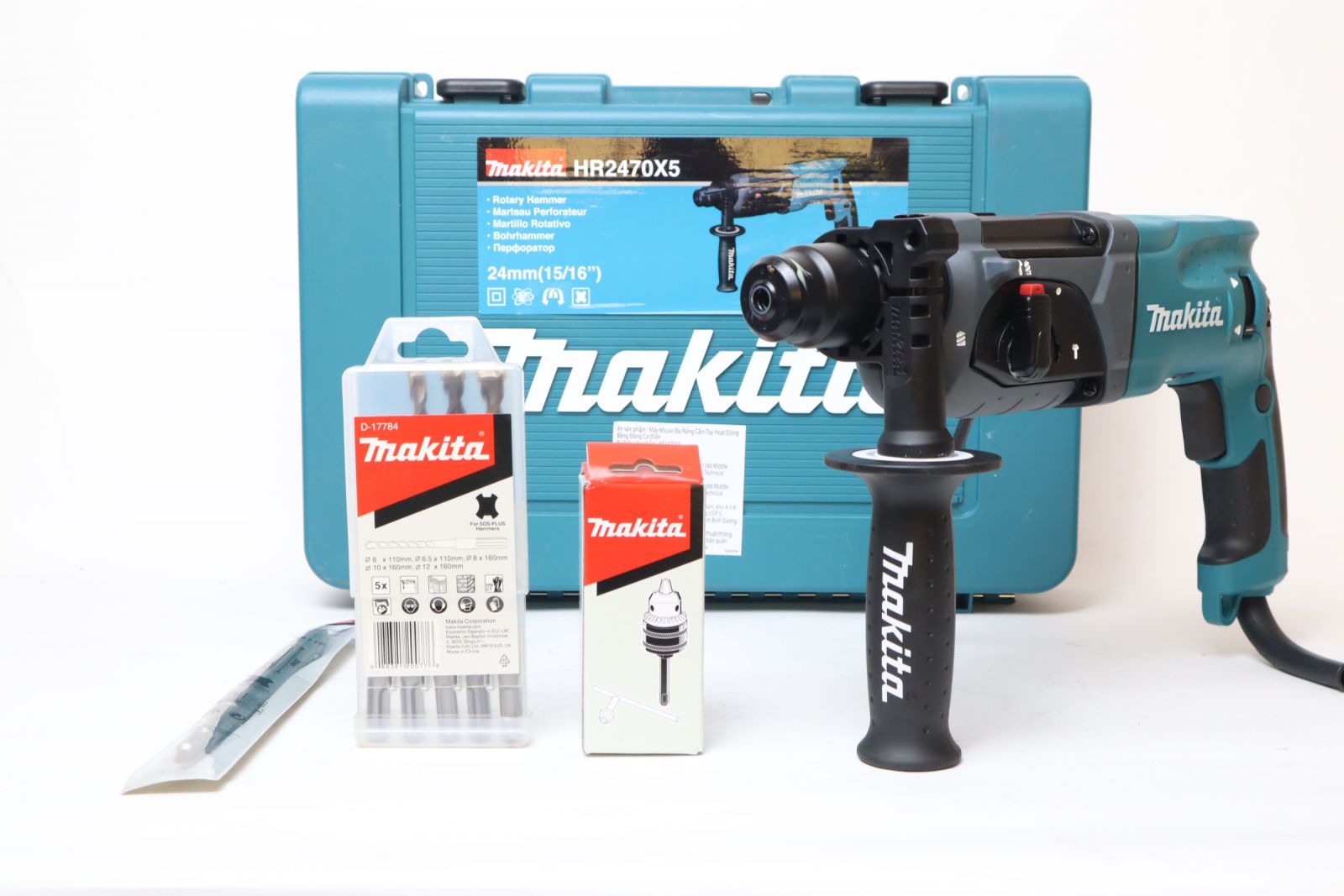 Máy khoan búa 24mm makita hr2470x5