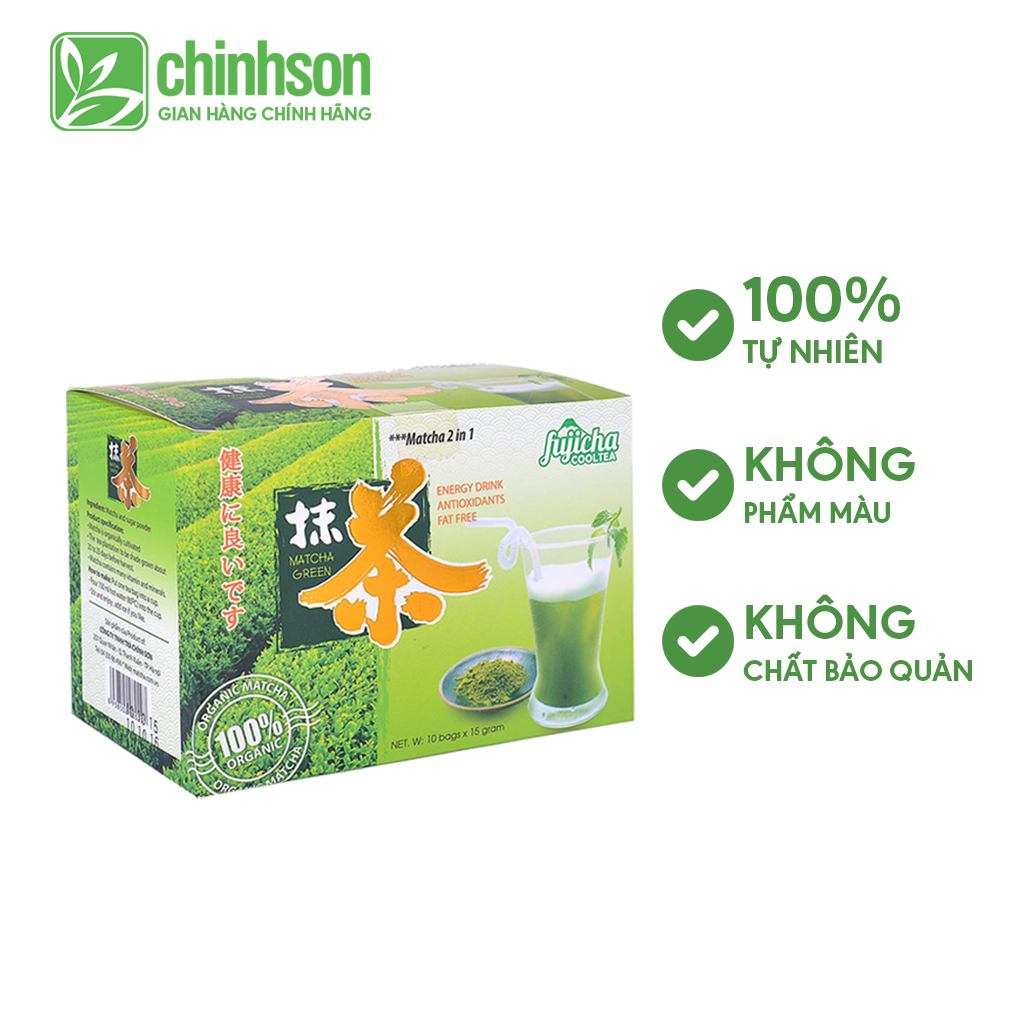Bột trà xanh chính sơn fuji matcha green tea 150gr - matcha to go