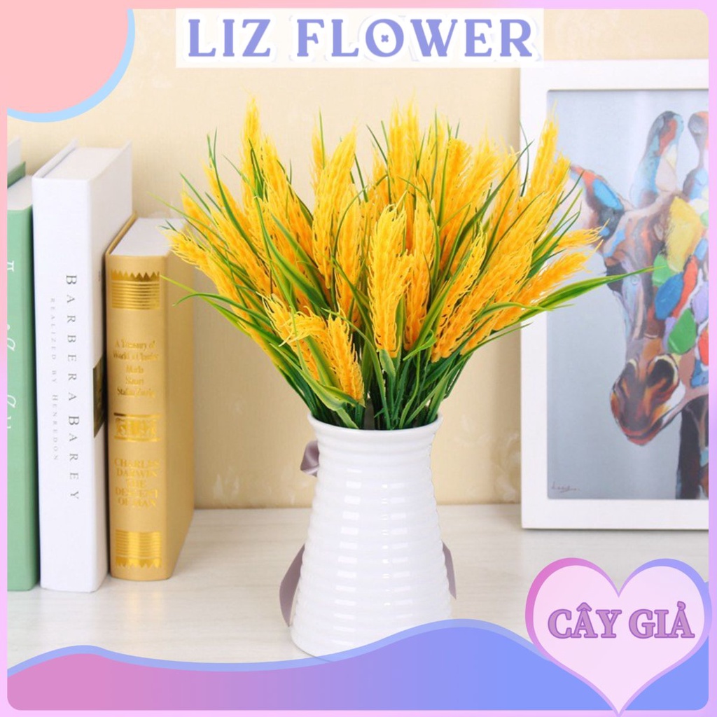 Cây hoa lúa mạch cây giả nhìn như thật liz67