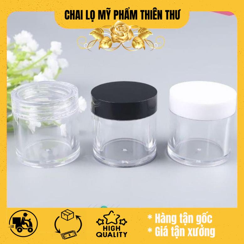 Combo 100c Hủ Nhựa Thân Cao 10g - hu nhung - hu than cao - chai lo my pham - hu dung my pham - hu dung kem