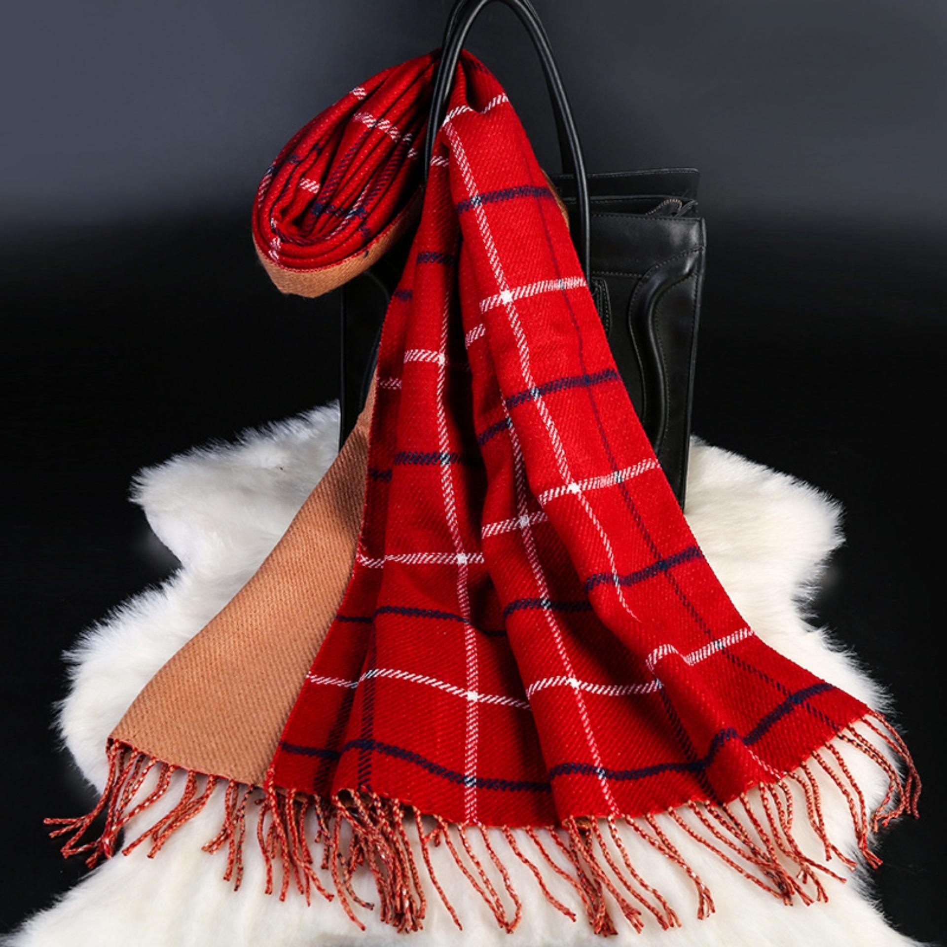 Khăn choàng dạ cashmere thu đông cao cấp da-02