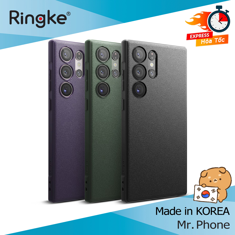 Ốp lưng Ringke Onyx cho Galaxy S23 Ultra - Nhập khẩu Hàn Quốc