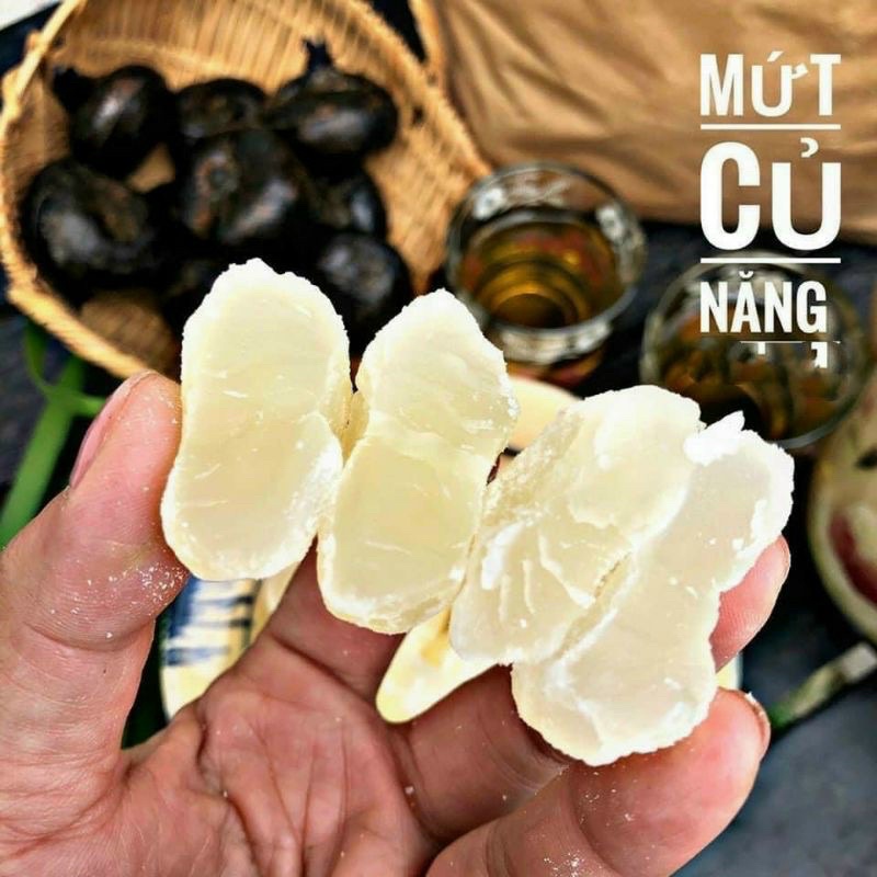 Mứt củ năng loại đặc biệt siêu ngon, đồ ăn vặt Poppy, mứt Tết các loại 400gr