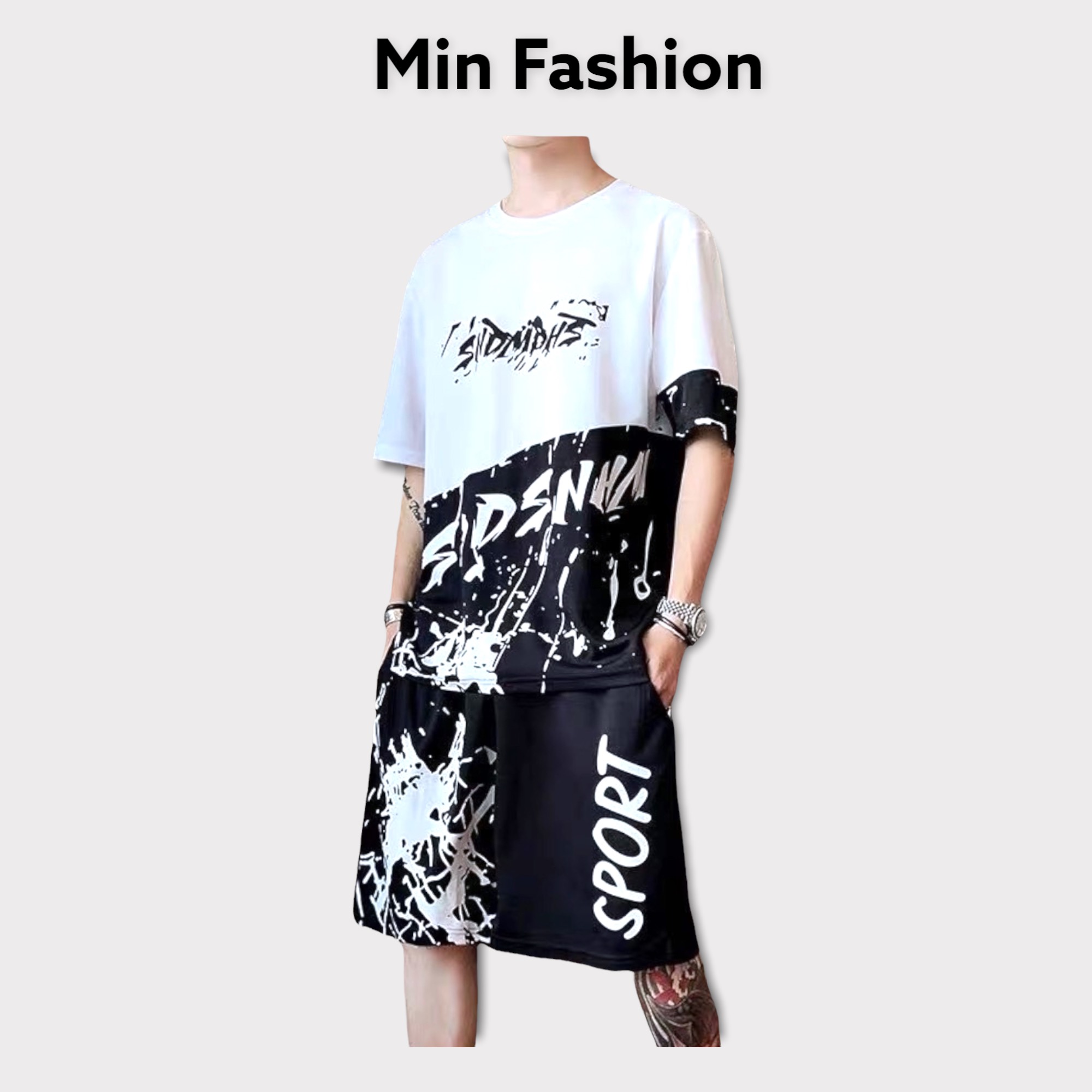 [HCM]ÁO NAM  ĐỒ BỘ NAM MẪU MỚI PHỐI MÀU PHONG CÁCH CÁ TÍNH SIÊU NGẦU  CHẤT THUN MÈ THOÁNG MÁT