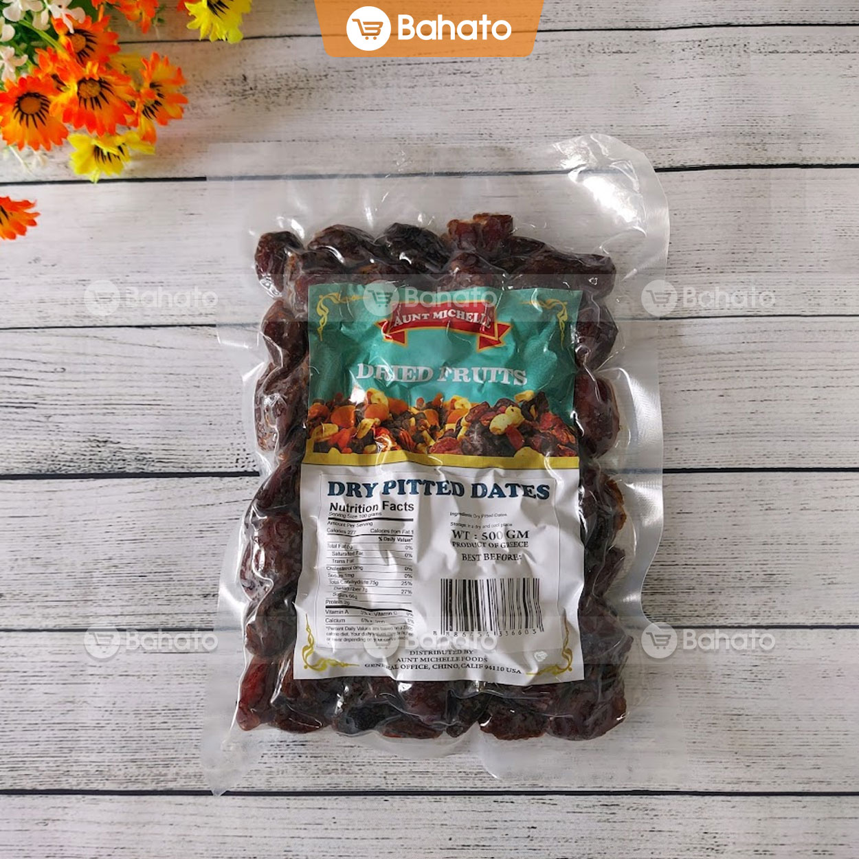 Chà là Mỹ không hạt Aunt Michelle gói 500g